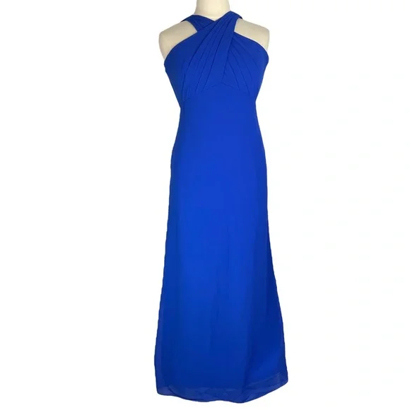 princess polly baby blue dress Morilee Bridesmaid 31236 Chiffon Strapless Sheath Dress main image 0